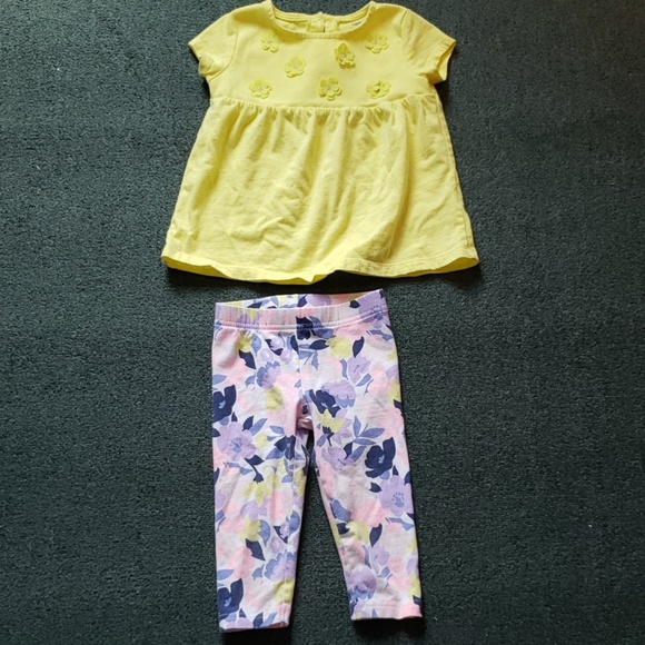 NWT Carters Toddler Girl 2-Piece Summer Top /& Legging Outfits 2T 3T 4T